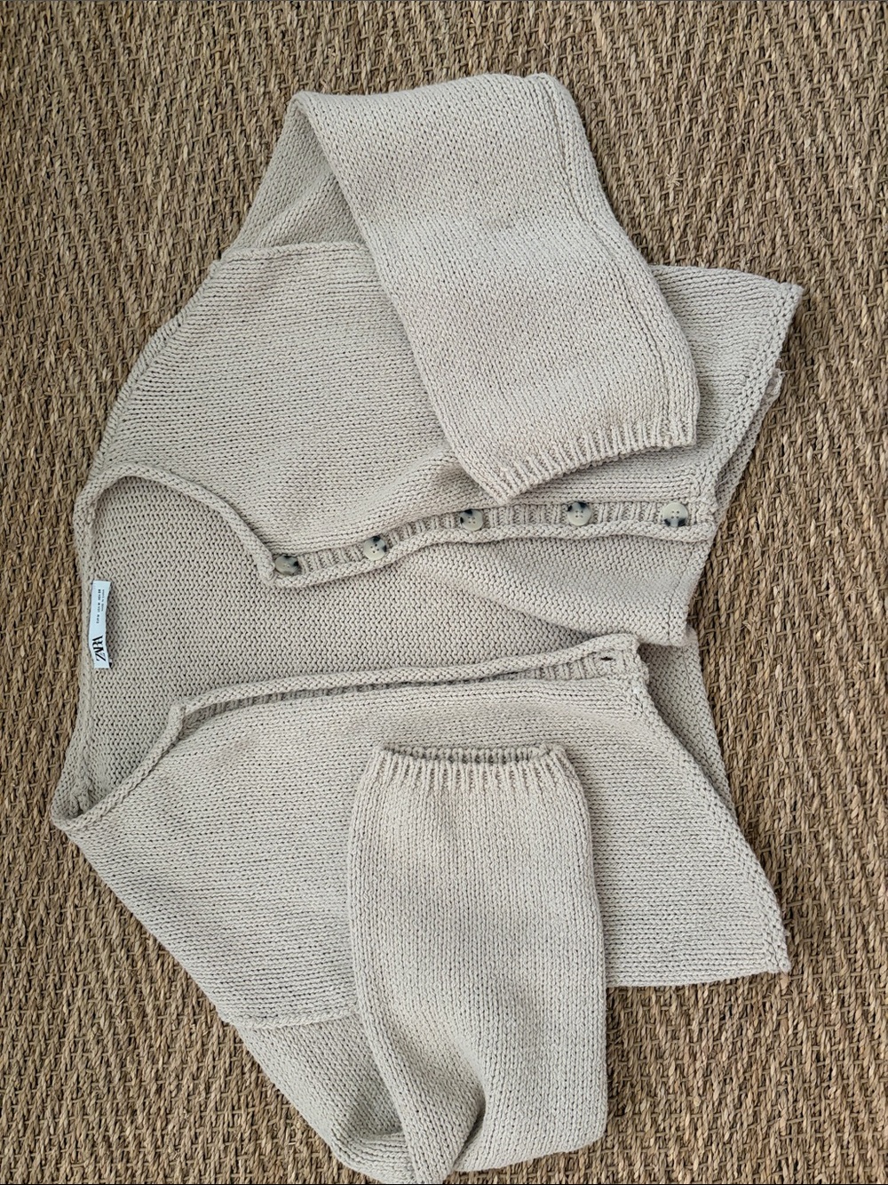 Cotton chunky cardigan